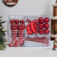 Ornaments Christmas Ball Creative Stocking Tree Portable Gift Box Painted Pieces