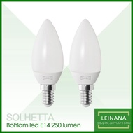 PUTIH Chandelier bulb/white opal E14 250 LUMEN BULB LIGHT / led bulb
