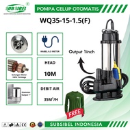 Clean Water Submersible Pump - WQ35-15-1.5F-2HP (Automatic) (2-inch Output) - Submersible Water Pump