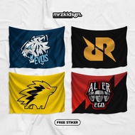 Miniflag Mobile Legends Flag RRQ EVOS ONIC BIGETRON Esport Team Flag Banner