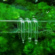 Fish Tank Glass U-Shaped Tube CO2 Stainless Steel U Tube Aquatic Plants Oxygen Hose Oxygen Pump Carb