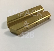 ฮีตเตอร์บล็อคทองเหลือง Heater block 1คู่ บล็อกฮีตเตอร์สำหรับเครื่องซีลสายพาน