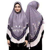 Jilbab Instan Bergo Motif Jumbo Sublim Printing Bahan Jersey Premium MD