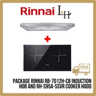 [BUNDLE] Rinnai RB-7012H-CB Induction Hob and RH-S95A-SSVR Cooker Hood