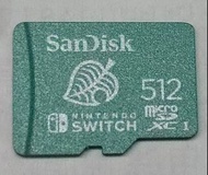 SanDisk UHS-I microSDXC 記憶卡 for Nintendo Switch 512GB [R:100 W:90] (SDSQXAO-512G)