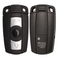 Jingyuqin Remote Car Key Case Shell For BMW 1 3 5 6 7 E Series E60 E90 E91 E92 X6 3 Buttons Replacement no/have Battery Holder