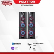POLYTRON PAS 8F28 Speaker Aktif Bluetooth Karaoke 8 inch PAS8F28