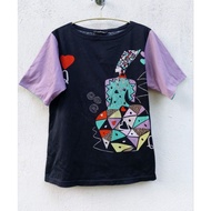 Louis Feraud Vintage "Queen of Hearts" Graphic T-Shirt