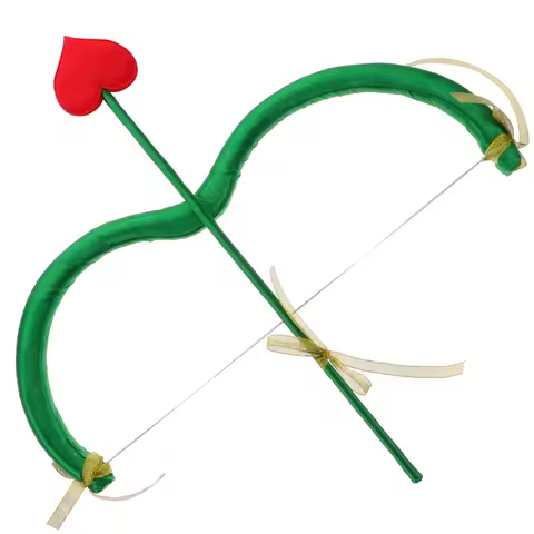 1Set Cupid Costume Bow and Arrow Premium Lightweight Durable Reusable Accessories Valentine Party Co