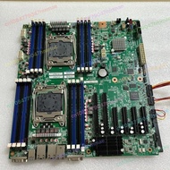 X99 Dual Socket E5-2680V4 Server Board C612 Chip E-ATX, Dual NVMe RAID Workstation Motherboard for X