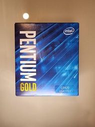 Intel Pentium G5420 CPU 4M 3.8GHz 處理器 LGA1151 (聯強貨保固內)含原廠風扇