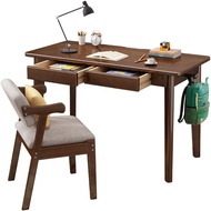 Desk Solid Wood Adult Student Nordic Small Household Study Household Desk Chair Desk Simple Office W