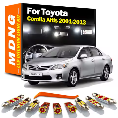MDNG Canbus LED Interior Dome Map Light Kit For Toyota Corolla Altis 2001-2008 2009 2010 2011 2012 2