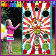[Sharprepublic] Sandbag Throwing Game Toss Game Banner Parent-child Interactive Sacks Game Toss for 