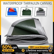 Tarpaulin Canvas Canopy Waterproof Sunshade Net Insulation Tarp Cloth Rainproof Camping Tent