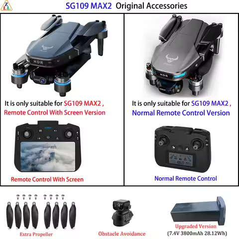 ZLL SG109 MAX2 Drone Body / Remote Control / Obstacle Avoidance Propeller Quick Release Props Blade 