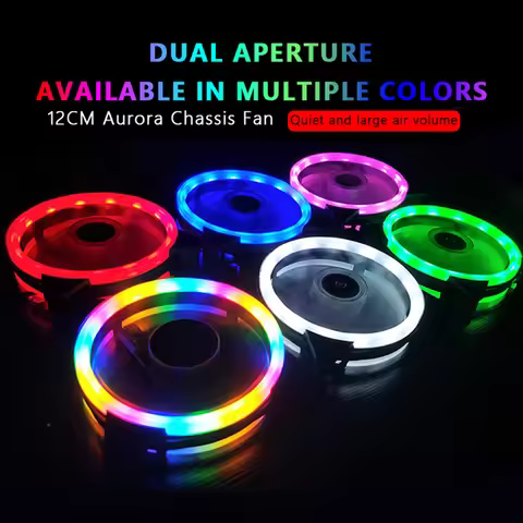 UTHAI SGQ-FAN Dual Aperture Cooling Fan 12cm Case Cooling Fan Aurora Mute Desktop Computer Mainframe