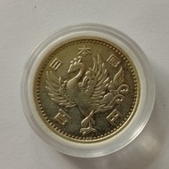 Koin Silver perak Jepang 100 yen 1957 Showa vf