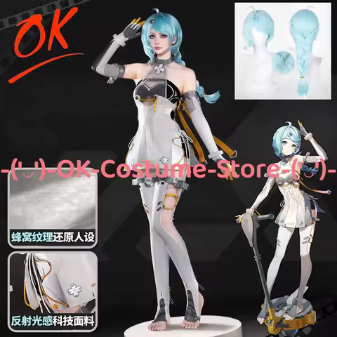 Zenless Zone Zero Seed Cosplay Costume Wig Game ZZZ Obol Squad Seed Roleplay Outfit Halloween Carniv