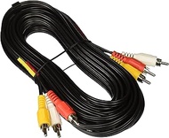 C2G 40450 Value Series Composite Video + Stereo Audio Cable, Black (25 Feet, 7.62 Meters)