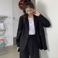 Korean Style Women'S BLAZER Jacket 2 Bags