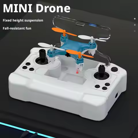 ABS Mini Remote Control Aircraft Rechargeable Flying Rotation Remote Control Drone Four-axis Durable