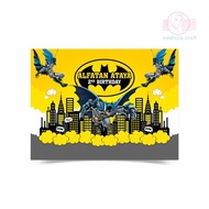 BATMAN BANNER BACKDROP ULANG TAHUN