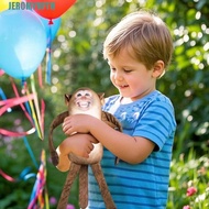 JEROMYBF Monkey Plush Dolls, Hugging Sleeping Monkey Plush Toys, Backpack Cushion Kawaii Ornament De