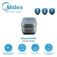 Midea หม้อหุงข้าว ขนาด 1.8 ลิตร รุ่น MRI180T2BDG รับประกันสินค้า 1 ปี / รับประกันแผ่นทำความร้อน 5 ป