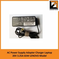 AC Power Supply Adapter Charger Laptop 20V 3.25A 65W LENOVO Model