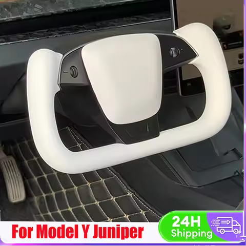 Yoke Steering Wheel Model Y Juniper Yoke Handle For Tesla Model Y Juniper 2026 Steering Juniper Styl