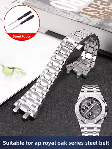 Stainless Steel Watch Strap for AP Audemars Piguet Royal Offshore Oak Series 15400/15500 15710 15703