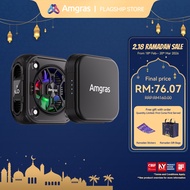 Amgras IceWorld Ultra2 Mobile Phone Cooling Radiator With External Wireless Battery Magnetic Back Cl