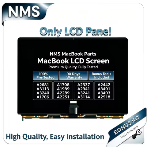 LCD Screen Only Replacement Compatible with MacBook Air Pro M1 M2 M3 Retina 13.3" 14" 16" Display 20