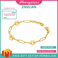 [BT5267] Rantai Tangan ZHULIAN Gold Plated Bracelet Jewellery Emas Saduran Barang Kemas