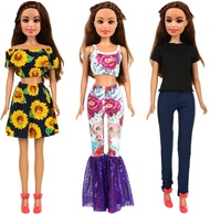 ZITA ELEMENT 3 Sets Fashion 28 Inch Girl Doll Clothes Dress Outfits - Quality Casual Wear Clothes Se