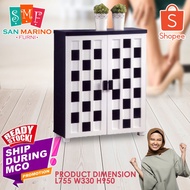 [SHIP DURING MCO] Black White Shoes Cabinet / Shoes Rack / Rak Kasut / Shoes Cabinet / Shoes Storage