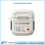 【ฟรี! Sticky Pad】MONSTER หูฟังบลูทูธไร้สาย รุ่น XKT16 - สีเบจ - รับประกัน 1 ปี < หูฟังไมค์ชัด , หูฟั