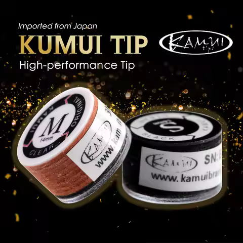 Japanese Original KAMUI Clear Cue Tips Pool KAMUI Tip 14mm SS/S/M/H Snooker Tip KOLLEN 11mm M/MH Bil