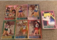 美少女戰士閃卡    展影3 閃咭    剪影3全套連白卡sailor team美戰（日版1994年初版）（非龍珠閃卡 本彈 激鬥）