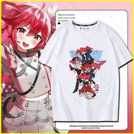 S-5XL YT2 Mesmerizer Circus Detail Kasane Teto Cosplay T-Shirt - Summer Wear