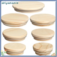 AKIYAMAMIO Wood Lids Wooden Bottle Sealing Caps Compatible Canning Storage