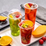 EC 32oz PP Cup &" Dome Lid " [10set/pcs ] E32 - Disposable Plastic Cup - 32oz - Drinking Cup