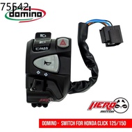 domino switch_ ☟Domino Handle Switch For Honda Click with Pssing Light Hazard Light PLug and play❂