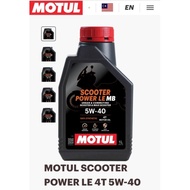 MOTUL SCOOTER POWER LE 5W-40
