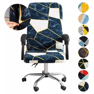 New Geometry Elastic Chair Covers Anti-dirty Rotating Stretch Office Computer Desk Seat Chair Cover Removable Chair Covers