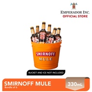 Smirnoff Mule Vodka Ginger Beer 330ml Bundle of 6