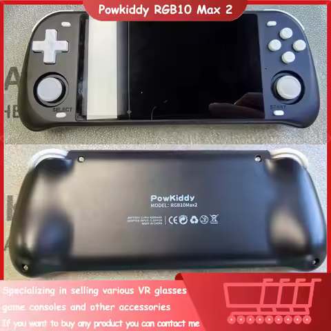 RGB10 Max2 New Retro Open Source System HD Handheld Game Console 5.0-Inch IPS Screen 3D Rocker