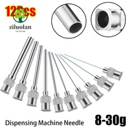 ZILUOLAN 12Pcs Dispensing|Needle, Metal 8G-30G Fluids Industrial Glue Injection Needle, Blunt Tip 25