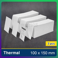 Barcode Label 100x 150 Thermal Sticker Paper 100x150 mm A6 3 Pcs